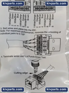 IC1078E5WH ICC Cat EZ Keystone Jack Module – actual item, photo 6 of 6