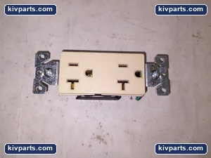 Cooper Decorator Duplex Receptacle – actual item, photo 3 of 6