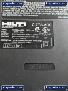 Hilti 7/36-ACS – actual item, photo 12 of 13