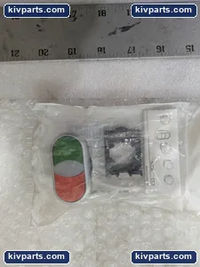 Eaton M22-DDLF-GR Double Pushbutton – actual item, photo 2 of 5
