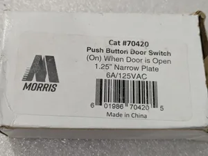 Morris 70420 Push Button Door Switch