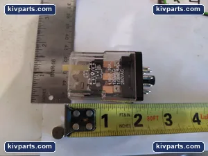 Plug In Power Relay 1/6HP 10A 120VAC 1/3HP 6A 250VAC Clear Case Industrial Panel – actual item, photo 4 of 5