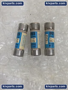 Bussmann DG04-74 Type SC SC-15 Time Delay Fuses – actual item, photo 6 of 7