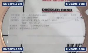 Land 0000367 541395900 Copper Flange Gasket – actual item, photo 2 of 4