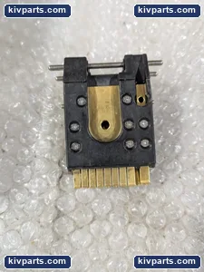 Plug-In Contact Block Gold Blade Terminals Brass Stab Guide Pins Box of 25 – actual item, photo 2 of 3