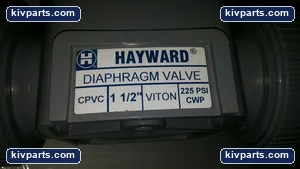 Hayward DA20150TVP CPVC Viton Diaphragm Valve – actual item, photo 2 of 5
