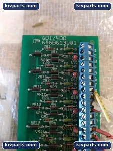 Fischer Porter 686B613U01 Digital I/O Circuit Board Module – actual item, photo 3 of 9