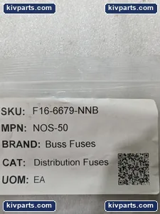 Bussmann NOS-50 One-Time Fuse – actual item, photo 2 of 11