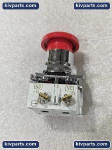 Eaton 10250T122-3X Red Mushroom Head Pushbutton – actual item, photo 4 of 5