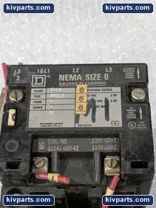 Square D 8536SBO2 Size 0 Magnetic Motor Starter – actual item, photo 2 of 7