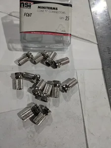 NSI FC6T Miniterms Coax "F" Connectors