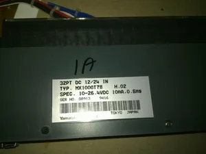 Yamatake MX100GT78 H.02 DC PLC Controller