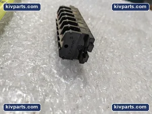 6 Position Barrier Terminal Block Strip Black CON Markings Industrial Control – actual item, photo 5 of 6