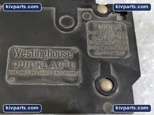 Westinghouse Quicklag Circuit Breaker – actual item, photo 2 of 5