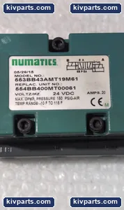 WiTE SRIDC 653BB43AMT19M61 Numatics Double Solenoid Valve – actual item, photo 2 of 4