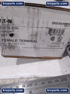 Eaton E1016-639 Crouse Hinds Female Terminal – actual item, photo 6 of 7