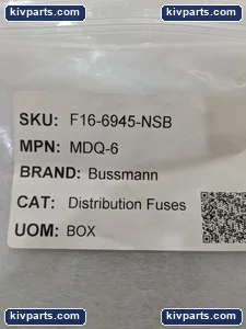 Bussmann MDQ-6 Fuse – actual item, photo 2 of 6