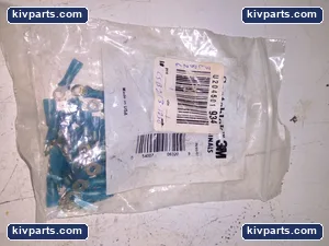 3M U204501 Blue Insulated Crimp Terminal – actual item, photo 3 of 4