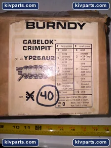 Burndy YP26AU2 Cablok Crimpit – actual item, photo 4 of 5