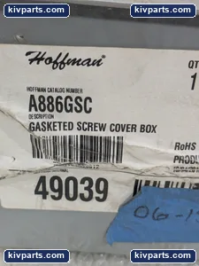 Hoffman A886GSC Gasketed Screw Cover – actual item, photo 4 of 6