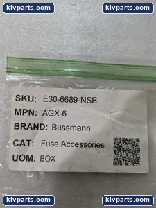Bussmann AGX6 AGX-6 Fuses – actual item, photo 3 of 8