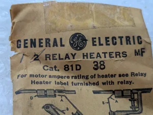 General Electric 81D38 Element Industrial Control