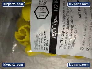 TEK Clip TEK-CP1-12-YW – actual item, photo 2 of 4