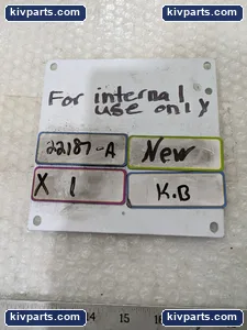 Furnas 52SA2AAN Switch Control Chrome Panel – actual item, photo 8 of 8