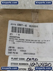 John Crane 930071-42 Seal – actual item, photo 2 of 4