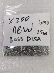 Bussmann GMD-1.5A Time Delay Glass Fuse