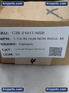 1-1/2-IN NON INSUL MI Conduit Hub Fitting – actual item, photo 2 of 9