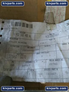 Volvo VOE181087 Roller Bearing – actual item, photo 3 of 8