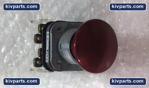 Mortons 8ET-06QA Red Mushroom Push Button – actual item, photo 6 of 9