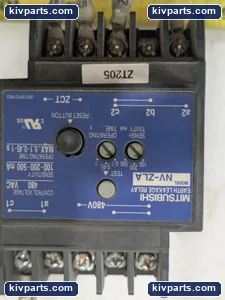 Mitsubishi 50-100 NV-ZLA Earth Leakage Relay – actual item, photo 4 of 6