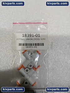 PNEUMATIC CROSS UNION FITTING 5/32 – actual item, photo 3 of 4