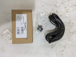 WAC Lighting LED-TC-P-12 Wire Power Cord Black Tape Light