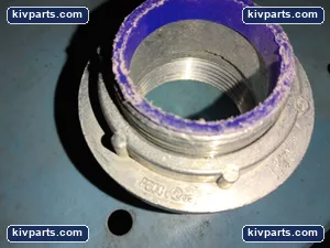 Die Cast Metal Conduit Fitting Bushing Insulated Throat Connector Industrial Hub – actual item, photo 6 of 7