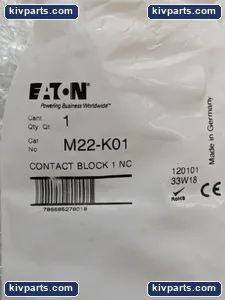 Eaton M22-K01 Pushbutton – actual item, photo 4 of 5