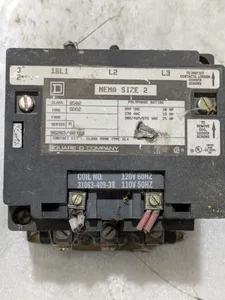 Square D 8502SDO2 NEMA Size 2 Contactor