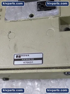 Ross 475K91 Mounting Plate Air Solenoid – actual item, photo 2 of 4