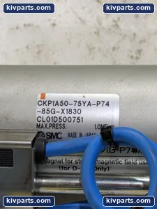SMC CKP1A50-75YA-P74-85G-X1830 Pneumatic Clamp Cylinder – actual item, photo 2 of 5