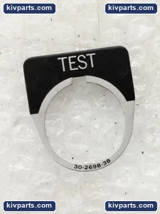 Cutler-Hammer 10250TM Legend Plate TEST Pushbutton – actual item, photo 2 of 3