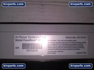 InFocus Systems PanelBook 525E LCD Projection Panel Overhead Projector Display – actual item, photo 2 of 5