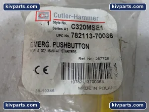 Cutler-Hammer C320MSE1 Pushbutton A302 Manual Starter – actual item, photo 2 of 4
