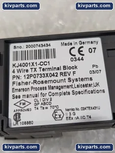 Fisher-rosemount KJ4001X1-CC1 Systems TX Terminal Block – actual item, photo 4 of 5