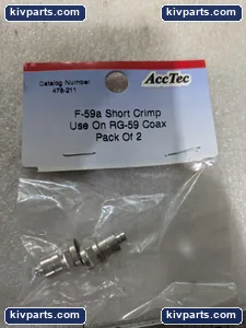 Acctec WRM-236267 Short Crimp 478-211 Connector – actual item, photo 2 of 5