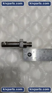 HYDRAULIC ADAPTER JIC 9/16-18 MALE X 1/4"NPT MALE WITH 1/8" NPT SIZE PORT – actual item, photo 3 of 10