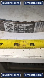 Gates 330H100 Timing Belt Rubber Drive – actual item, photo 2 of 3