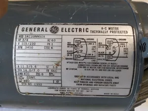 General Electric 5KC39NN50X AC Motor