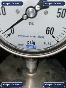 WIKA CL150 Pressure Gauge Diaphragm Seal – actual item, photo 6 of 6